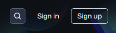 sign up button